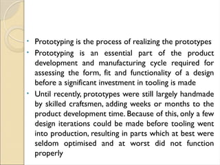 Comprehensive Overview of Rapid Prototyping Technologies and Processes ...