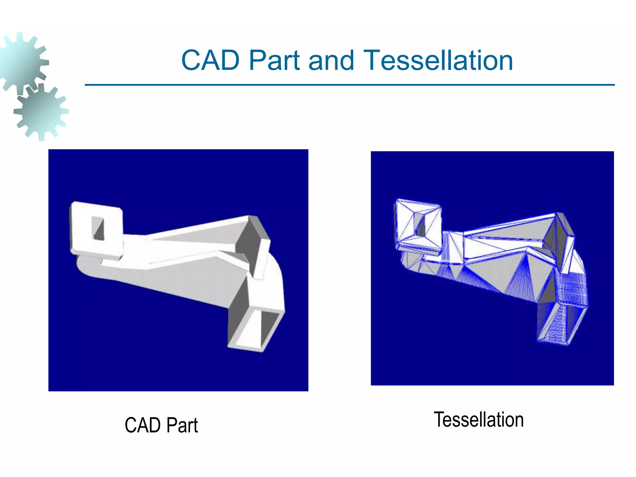 CAD Part and Tessellation
CAD Part Tessellation
 