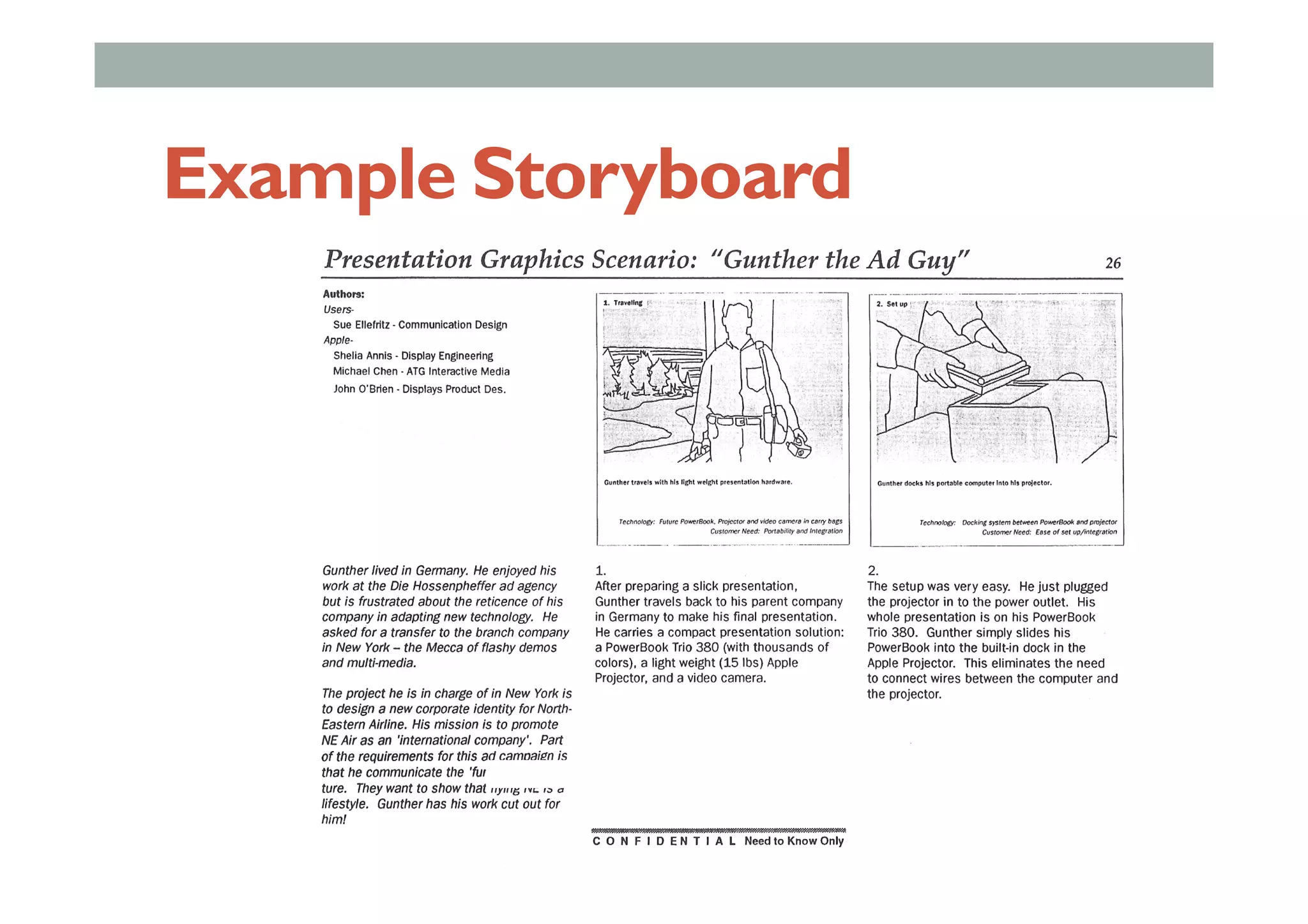 Example Storyboard
 