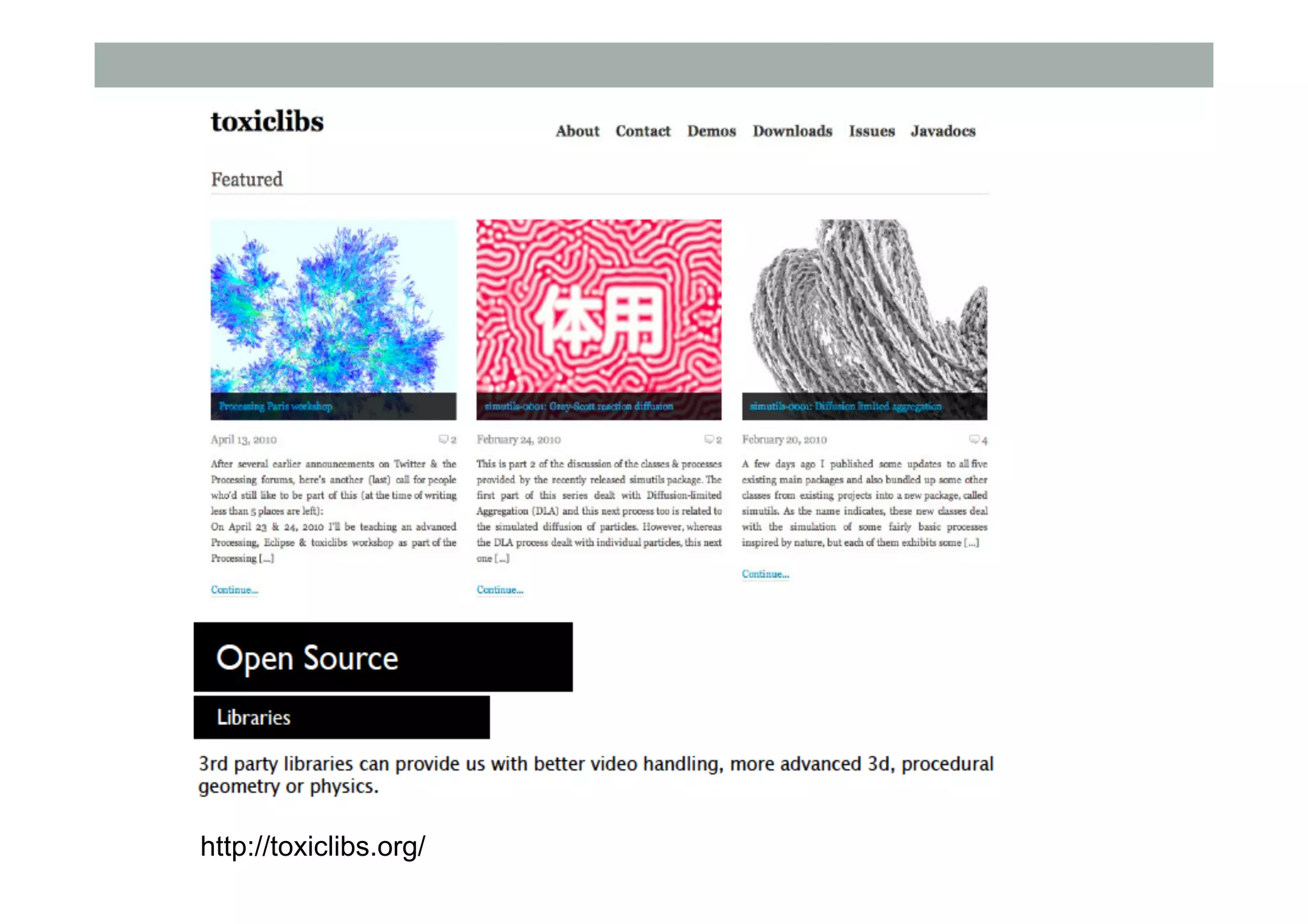 http://toxiclibs.org/
 