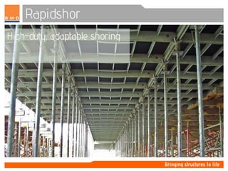 Rapidshor
High-duty, adaptable shoring
 