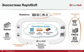 9
Экосистема RapidSoft
 