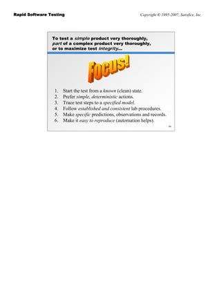 Rapid Software Testing | PDF