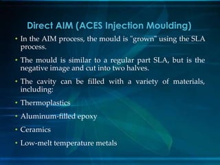 Rapid tooling (rt) | PPTX