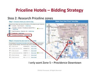 Priceline Hotels – Bidding Strategy 
Step 2: Research Priceline zones 
I only want Zone 5 – Providence Downtown 
©Stefan K...