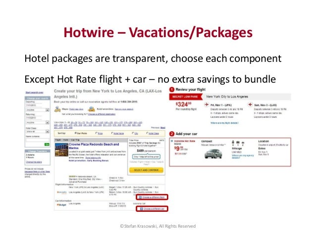 Hotwire Vacations Packages