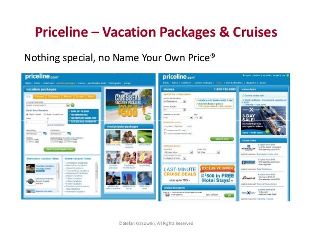 Basic Use of Priceline.com The Priceline rates may change every day, or they may remain the same for weeks or months at a time. If you bid exactly at Priceline’s price, the hotel gets its Priceline rate; Priceline gets its transaction fee; you get your room, flight, or car; and everybody walks away somewhat happy.