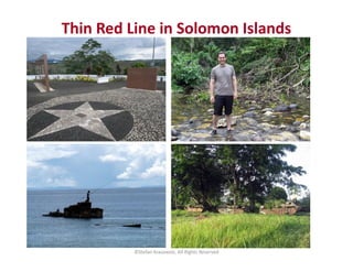 Thin Red Line in Solomon Islands 
©Stefan Krasowski, All Rights Reserved 
 