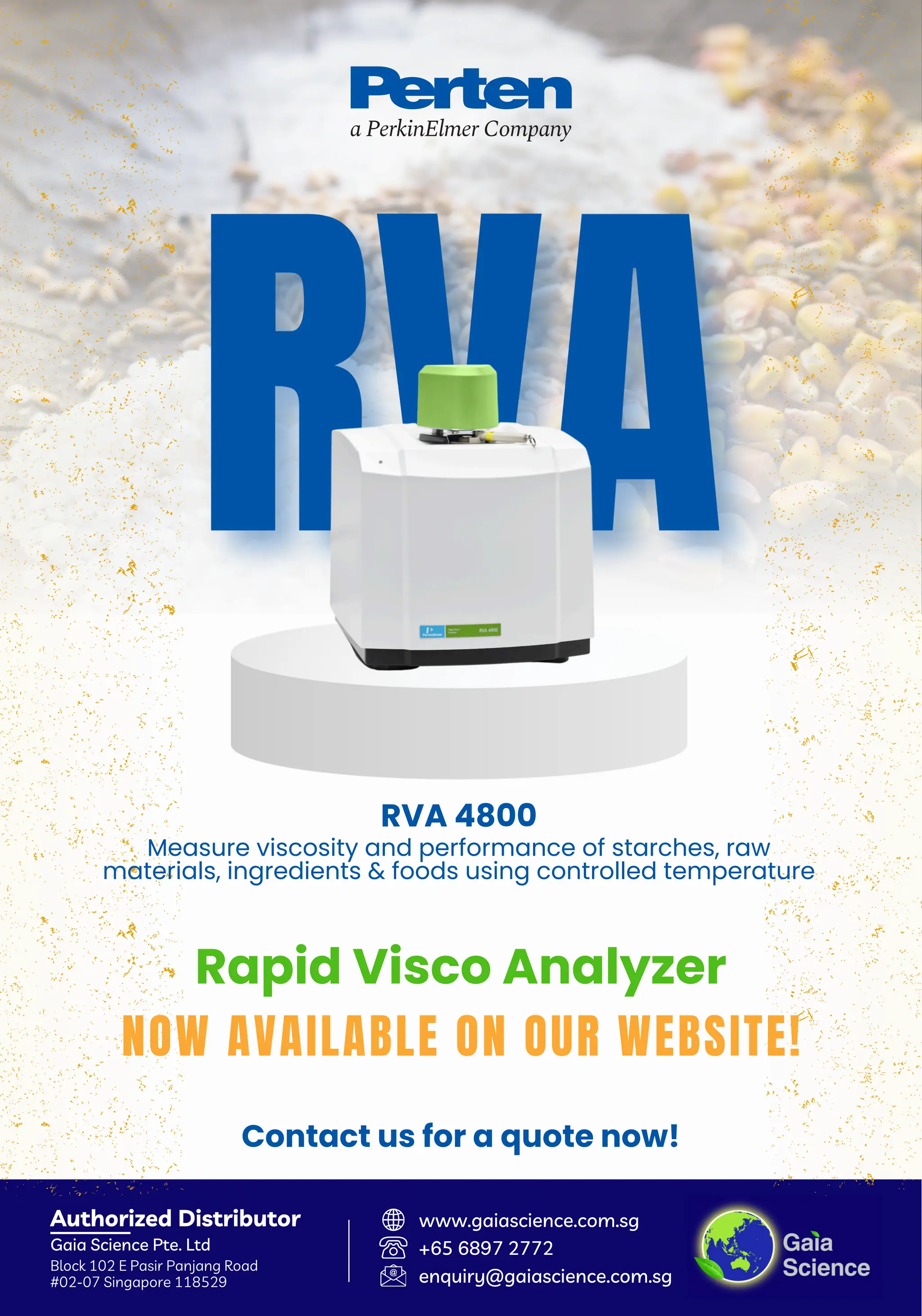 Top Quality Rapid Visco Analyzer In Singapore | PDF