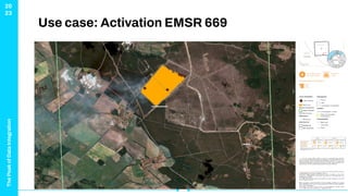 The
Peak
of
Data
Integration
20
23
Use case: Activation EMSR 669
 