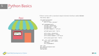 Rapid Web Development with Python for Absolute Beginners | PPT