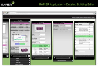 RAPIER Application – Detailed Building Editor
 