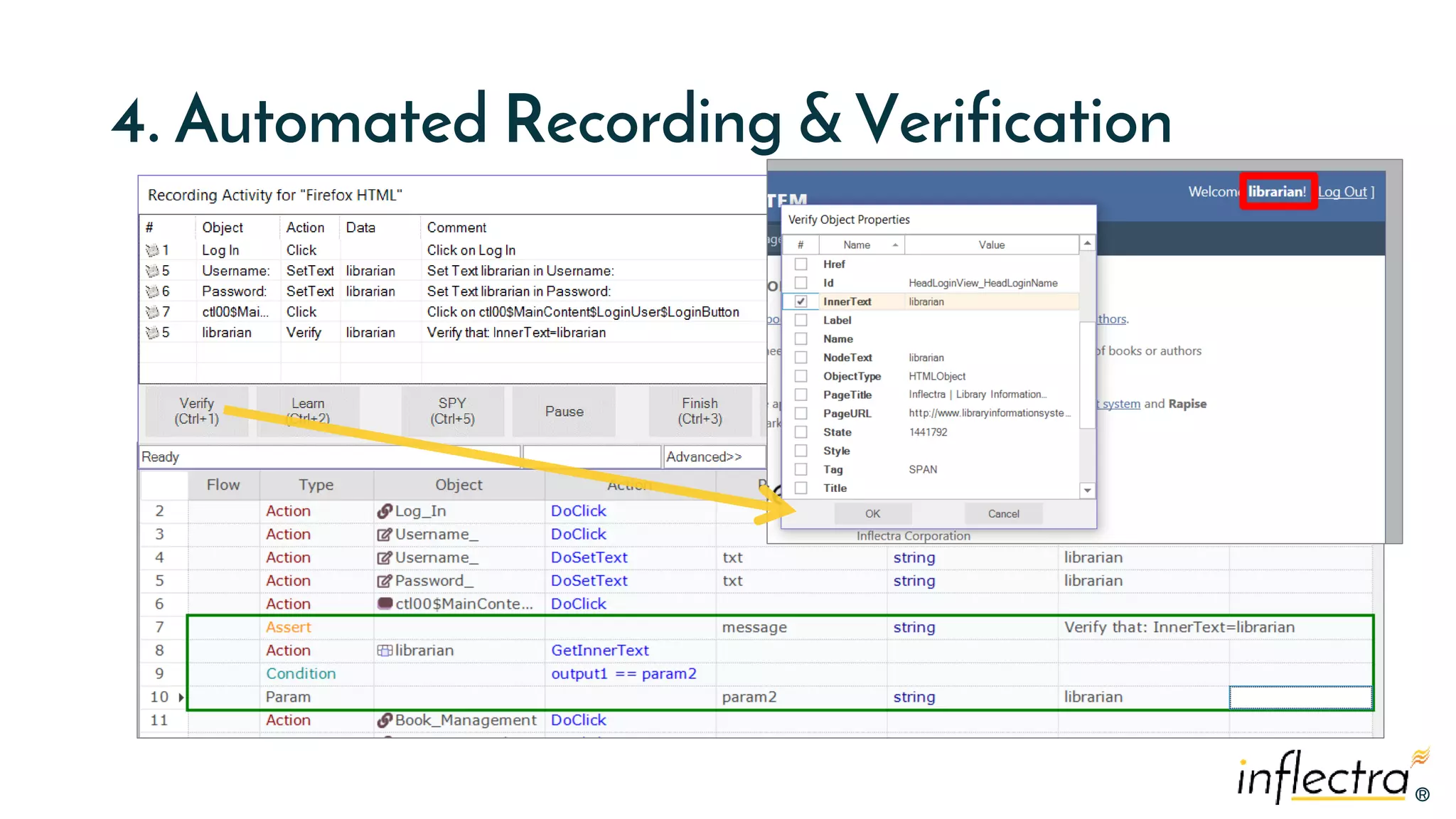®
®
4. Automated Recording & Verification
 