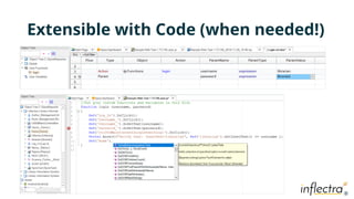 ®
®
Extensible with Code (when needed!)
 