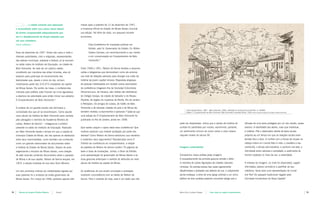>    ... a cidade somente será repensada              meses após a palestra de 12 de dezembro de 1947,
     e reconstituída sobre suas ruínas atuais depois             a Imprensa Oficial do Estado de Minas Gerais concluía
     de termos compreendido adequadamente que                    sua edição. Na folha de rosto, um pequeno encarte
     ela é o desdobramento do tempo daqueles que                 anunciava:
     são seus moradores.
     Henri Lefebvre                                                     Esta Conferência foi mandada publicar em
                                                                        folheto, pelo Sr. Governador do Estado, Dr. Milton
     Doze de dezembro de 1947. Ainda não caíra a noite e                Soares Campos, em reconhecimento a seu mérito
     diversas autoridades, civis e religiosas, representantes           e em comemoração ao Cinqüentenário de Belo
     das esferas municipal, estadual e federal, já se reuniam           Horizonte.2
     no salão nobre do Instituto de Educação, na cidade de
     Belo Horizonte. Ao lado de um público seleto,               Entre 1948 e 1951, Nelson de Senna recebeu e arquivou
     constituído por membros das elites mineiras, elas ali       cartas e telegramas que demonstram como ele acionou
     estavam para participar do encerramento das                 sua rede de relações pessoais para divulgar sua visão da
     festividades que, desde o início do dia, vinham             história da jovem capital mineira. Respostas elogiosas
     mobilizando parte dos 310.473 moradores da capital          de pessoas interessadas em receber outros exemplares
     de Minas Gerais. No centro da mesa, o conferencista         da conferência chegaram-lhe da Sociedad Colombista
     indicado pelo prefeito João Franzen de Lima aguardava       Panamericana, de Havana, das chefias das bibliotecas
     a abertura da solenidade para então iniciar sua palestra:   do Colégio Caraça, da cidade de Salvador e do Museu
     O Cinqüentenário de Belo        Horizonte.1                 Paulista, de órgãos da imprensa de Recife, Rio de Janeiro
                                                                 e Petrópolis. De amigos de Lisboa, de hotéis de Belo
     A certeza de um grande evento não eliminava a               Horizonte e de diversas cidades do país e de Minas ele
                                                                                                                                    Julius Kaukal (Viena, 1897 – Belo Horizonte, 1995), ilustração do arraial de Curral del Rei. In: SENNA,
     curiosidade dos que ali se encontravam. Como aquele         também recebeu cumprimentos e aplausos.3 Sabe-se que               Nelson C. Cinqüentenário de Belo Horizonte. Belo Horizonte: Imprensa Oficial, 1948. Acervo Arquivo Público da Cidade de Belo Horizonte.
     meio século de história de Belo Horizonte seria narrado     uma edição de O Cinqüentenário de Belo Horizonte foi
     pelo advogado e membro da Academia Mineira de               publicada no Rio de Janeiro, ainda em 1948.
     Letras, Nelson de Senna? – indagava-se o público                                                                        pode ser desprezado; indica que a versão da história ali                             silhueta de uma serra protegida por um céu revolto, quase
     presente no salão do Instituto de Educação. Radicado        Que razões calçam o apoio dado essa conferência? Que        contida foi partilhada por muitos, exprimindo, portanto,                             barroco. A identidade dos atores, mais que individual,
     em Belo Horizonte desde o tempo em que a capital se         motivos explicam sua notável aceitação por parte dos        um sentimento comum de como narrar o viver urbano                                    é coletiva. Põe o observador diante de tipos sociais
     chamava Cidade de Minas, ele não apenas se destacava        leitores? Como Nelson de Senna estruturou sua narrativa     naquele meado do século XX.                                                          próprios de um tempo em que as relações sociais eram
     entre seus memorialistas, como também era conhecido         e sustentou seus argumentos? Popularizada como O                                                                                                 tecidas face a face. A mulher com a trouxa de roupas na
     como um grande colecionador de documentos sobre             Folheto da conferência do cinqüentenário, a edição                                                                                               cabeça indica um mundo feito à mão; o cavaleiro e seu
     a história do Estado de Minas Gerais. Depois de anos        da palestra de Nelson de Senna contém 70 páginas de         Imagens contrastantes                                                                conhecido, o tempo pré-industrial; o cachorro vira-lata, a
     organizando o Anuário de Minas Gerais, uma coleção          texto e duas de ilustrações. Juntos, o título do folheto,                                                                                        intimidade entre natureza e sociedade; a vestimenta do
     de sete volumes contendo documentos sobre o passado         uma apresentação do governador de Minas Gerais e as         Comecemos nossa análise pelas imagens.                                               homem postado no meio da rua, a urbanidade.
     de Minas e de sua capital, Nelson de Senna lançara, em      duas gravuras antecipam o sentido ali atribuído ao meio     O enquadramento da primeira gravura remete o leitor
     1923, a edição ilustrada de sua obra Terra Mineira.         século de história da capital de Minas.                     à memória de outras figurações de cidades coloniais                                  A entrada da imagem, no nível do observador, sugere
                                                                                                                             mineiras. As plantas-baixas das casas ligeiramente                                   intimidade; parece convidá-lo a partilhar de seu
     Um dos primeiros indícios da credibilidade lograda por      As evidências de sua ampla circulação e aceitação           desalinhadas e postadas nas laterais da rua, o calçamento                            cotidiano. Seria essa uma representação do Curral
     suas palavras foi o endosso do então governador de          sinalizam concordância com as idéias de Nelson de           pé-de-moleque, a torre de uma igreja colonial e um único                             d’el Rei? Do passado tradicional negado pela
     Minas Gerais. Em março de 1948, portanto apenas três        Senna. Para o analista de hoje, esse é um dado que não      edifício de dois andares parecem encontrar abrigo sob a                              Comissão Construtora da Nova Capital?




78   |   Revista do Arquivo Público Mineiro   |    Dossiê                                                                    Maria Eliza Linhares Borges     |     uma visão da capital cinqüentenária                                                                         |   79
 