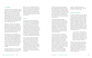 Usos heterogêneos                                         espaços e as lojas mais sofisticadas da Savassi. Pelo      No entanto, havia duas instâncias de separação: a             residenciais e os edifícios sofisticados, onde
                                                                fato de ali se verificar um grande fluxo de pessoas, era   primeira, representada pela avenida do Contorno, cujo         funcionavam as atividades comerciais e financeiras
      Com relação às áreas livres que compunham o entorno       essa também a quadra da praça mais controlada pelos        fluxo de automóveis pode ser considerado o principal          que deram um novo sentido à região.
      da praça, houve um certo uso heterogêneo dos pequenos     policiais, no intuito de propiciar maior segurança à       fator de isolamento dessa área; a segunda, relacionada
      espaços de lazer, sendo estabelecida entre eles uma       população para transitar ou ali permanecer. Apesar de      ao estoque de terrenos da área próxima dessa avenida,
      ligação de continuidade, uma vez que as avenidas          o espaço ter sido legitimado pela população, o sentido     o que levou a rua Pernambuco, naquele trecho, a sofrer        Continuidades e fragmentações
      dividiam as áreas, mas não as isolavam. Quanto à          do uso proposto pelo poder público não fora invertido ao   uma mudança qualitativa na sua utilização, dando
      apropriação das áreas, observa-se que algumas não         longo desses anos.                                         lugar a estacionamento de carros. Além do abandono            Os processos de ocupação da Savassi eram registrados
      foram legitimadas pela população, tornando-se mero                                                                   da área, nota-se que houve uma ruptura em termos de           nas suas vias, em maiores ou menores proporções. Na
      espaço de passagem. Assim foi o caso da esquina da rua                                                               continuidade de uso.                                          avenida Getúlio Vargas, as espacializações ocorreram
      Pernambuco com avenida Getúlio Vargas. Nota-se que a      O lado de lá                                                                                                             em menores proporções e conviviam numa relação de
      área não foi adotada como um referencial de identidade,                                                              Em algumas ruas fechadas nas imediações                       contigüidade em seu espaço os serviços de moradia
      pois um simples estacionamento ali existente não foi      O lado de lá da praça, formado pelos quarteirões           da praça Diogo de Vasconcellos constata-se que,               unifamiliar ainda resistentes à especulação imobiliária,
      capaz de atrair pessoas para o lugar.                     menos freqüentados, apresentava homogeneidade de           ao contrário do que se previa no plano da Comissão            os serviços de representação, os serviços de comércio
                                                                uso. Duas bancas de revistas instaladas nas quadras        Construtora da capital, elas se encontravam repletas          sofisticado e os de hotelaria. A variedade de serviços
      Nessa esquina, o poder público criou uma pequena          criaram nessa área novos pontos de concentração,           de automóveis estacionados. Certos atributos do               integrados num espaço contíguo fundamentou, mais
      área de lazer, que, no entanto, não estabeleceu uma       não sendo significativas, contudo, as formas de uso        espaço, como as ruas fechadas da Savassi, em vez              uma vez, a caracterização da Savassi como um “centro
      relação de continuidade com a loja aí existente, a qual   do lugar, que se definia apenas como um lugar de           de propiciarem a sua incorporação por parte dos               alternativo, diversificado e auto-suficiente”. A idéia de
      apresentava portas de entrada somente nas laterais. Por   passagem. Apesar de esses quarteirões estabelecerem        freqüentadores do lugar, atuavam como “inibidores             diversificação dos centros de consumo remete a Henry
      outro lado, uma cabine telefônica atraía pessoas para o   uma relação de continuidade com os demais, em termos       da apropriação    livre”.32   As ruas induziam apenas a       Thoreau, que escrevera em 1854 sobre a composição
      lugar e, de modo geral, várias formas de uso ocorreram    de uso observava-se uma nítida separação entre os dois     reunião de automóveis, lixo, pedintes, que inibiam            dos aglomerados americanos:
      no espaço, desde a exposição de arte, namoro, até a       lados da praça, divididos pelo eixo da avenida Getúlio     ainda mais a tentativa de permanência dos nobres
      apropriação para atividades circunstanciais.              Vargas: na área de cima da avenida, notava-se uma          consumidores nesses locais.                                          ... eram o armazém, o botequim, a agência
                                                                concentração de serviços em geral um pouco inferior                                                                             de correio e o banco [...] e de todos os cantos
      Já o quarteirão da praça compreendido entre a rua         à do outro lado, e a sofisticação das lojas apresentava    A região, de um modo geral, caracterizava-se                         pendiam cartazes aliciando o transeunte, uns a
      Antônio de Albuquerque e a avenida Getúlio Vargas foi     algum desnível, comparativamente às do lado de baixo.      por uma diversidade de uso, com assentamentos                        seduzi-lo pelo apetite, como os da taverna e do
      o mais intensamente ocupado pelos freqüentadores da                                                                  mais ou menos densos onde foram estabelecidas                        depósito de víveres; uns pela fantasia, como os
      Savassi. Havia uma relação de contigüidade no lugar,      Esse fato se justifica ao observar-se que a Savassi        relações de continuidade e contigüidade. A avenida                   de loja de tecidos e os da joalheria; outros pelos
      pelo fato de nele se abrigarem atividades diversas: a     teve sua polarização inaugural nas imediações do           Cristóvão Colombo apresentava uma relação de                         cabelos, ou pelos pés, uns pelas abas, como os
      venda de artesanato, o estacionamento de carrinhos        cinema Pathé e da Padaria Savassi. É relevante             contigüidade significativa, pelo fato de nela se                     do barbeiro, do sapateiro e do alfaiate.33
      de pipoca e de sorvete etc. O lugar também era ponto      também o fato de a ocupação do lado de cima ser            aglomerarem serviços diversos: de moradia, de
      de encontro das pessoas que trabalhavam em serviços       menos significativa, devido à restrição imposta            comércio, de representações, mistos etc. A avenida            Relativizando, na Savassi acontecia algo semelhante
      diversos e, em geral, era apropriado por vendedores       à área pela avenida do Contorno, que dificultou            também era considerada uma via de escoamanto de               com o que se passava no povoado descrito pelo autor:
      ambulantes, constituindo-se ainda como um lugar           a expansão dos serviços. Essa via pública estabelecia      coletivos e automóveis, servindo de ligação entre o           a circulação pelo seu espaço significava colocar à
      de passagem de grande incidência, devido a sua            uma relação de separação com o espaço da Savassi,          Centro tradicional e os bairros da Zona Sul. A relação        prova a capacidade de resistência à sedução que o
      centralidade.                                             pois o denso fluxo de trânsito dificultava a circulação    de contigüidade entre seus espaços podia ser lida             consumo exercia nos seus freqüentadores. A eficácia
                                                                dos pedestres. Mesmo assim, constata-se que                através de suas várias categorizações,                        dessa sedução era regida por vários elementos que
      Esse quarteirão notabilizou-se como o mais freqüentado    inúmeros serviços começaram a ser implantados              sendo que se superpunham não só atividades                    se interpenetravam e interagiam, como a moda, a
      pelas pessoas a qualquer hora do dia, devido à relação    na avenida e tendiam a penetrar pelo bairro contíguo,      de serviço, como também diversas tipologias                   arquitetura e o estilo de viver que se instituíam como
      de continuidade estabelecida entre o circuito dos         o de São Pedro.                                            arquitetônicas: a casa, os primeiros edifícios                elementos da paisagem local.




106   |   Revista do Arquivo Público Mineiro   |   Dossiê                                                                  Celina Borges Lemos   |   Uma centralidade belo-horizontina                                                               |   107
 