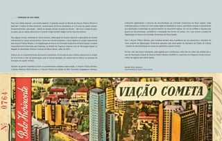 >   Celebração de uma cidade


Para uma cidade especial, uma revista especial. O presente volume da Revista do Arquivo Público Mineiro é        unificando digitalmente o conjunto da documentação da Comissão Construtora da Nova Capital. Cada
dedicado à história de Belo Horizonte, comemorando de forma entusiástica os 110 anos da capital mineira.         instituição passou a contar com uma versão digital da totalidade do acervo, permitindo o acesso e subordinando
Excepcionalmente, esta edição – devido ao elevado número de textos do Dossiê – não inclui a seção Ensaios,       sua reprodução à autorização do arquivo detentor do documento original. Em vez de conflitos e disputas pela
ao passo que as seções Arquivística e Estante Antiga também elegem temas belo-horizontinos.                      guarda da documentação, confluência e ampliação das formas de acesso. Eis o que ensina o projeto da
                                                                                                                 Digitalização do Acervo da Comissão Construtora da Nova Capital.
Nas páginas iniciais, entrevista-se Jaime Antunes, diretor-geral do Arquivo Nacional e especialista de renome
internacional no campo da arquivística. Como nos volumes anteriores, o atual registra um projeto desenvolvido    Para o Arquivo Público Mineiro, essa iniciativa também teve importância por seu pioneirismo, inspirador de
pelo Arquivo Público Mineiro: o da Digitalização do Acervo da Comissão Construtora da Nova Capital, iniciativa   novos projetos de digitalização, firmemente apoiados pela atual gestão da Secretaria de Estado de Cultura
interinstitucional financiada pela Fapemig, no âmbito do Programa Especial Uso da Tecnologia Digital no          – modelo de democratização do acesso ao patrimônio cultural mineiro.
Resgate da Identidade Histórico-Cultural de Minas Gerais, edital de 2001.
                                                                                                                 Por fim, mas não menos importante, cabe registrar que a revista que o leitor tem em mãos não existiria sem o
Trata-se de um empreendimento de enorme importância. O principal de seus méritos relaciona-se à criação          aval da Associação Cultural do Arquivo Público Mineiro (ACAPM) e o patrocínio do Programa Cemig Cultural,
de uma forma a mais de preservação, para as futuras gerações, do valioso acervo relativo ao processo de          motivo de orgulho para Minas Gerais.
formação da capital mineira.


Também de grande importância foram os procedimentos adotados neste projeto. O Arquivo Público Mineiro,           Renato Pinto Venâncio
o Museu Histórico Abílio Barreto e o Arquivo Público da Cidade de Belo Horizonte congregaram esforços,           Superintendente do Arquivo Público Mineiro
 