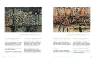 Renato de Lima (Ouro Preto, 1893 – Belo Horizonte, 1978). O velho e a cidade.                                                           Renato de Lima (Ouro Preto, 1893 – Belo Horizonte, 1978). Final de domingo à porta do cinema.
                                                            Nanquim e aquarela sobre papel, 8,5 x 11 cm. Coleção Luís Augusto de Lima, Nova Lima, MG.                                                              Nanquim e aquarela sobre papel, 10x 15 cm. Coleção Luís Augusto de Lima, Nova Lima, MG.




      dinâmica das transformações espaciais e temporais                        as representações/construções literárias de ambos sobre                  suas identidades juvenis. Espaços perdidos, idealizados                      em única trama, os movimentos da transformação e os
      que caracterizam a história dessa cidade.                                a capital de Minas Gerais. Drummond dialoga com                          e enaltecidos em poemas, crônicas e contos. Todos                            apelos da conservação. Assim, de acordo com Gastal,
                                                                               espaços mais centrais no mapa da cidade, com destaque                    integrados ao tempo que se foi e que os consome                              “a deterioração, obrigando à reconstrução, deixa seqüelas
      A escrita de Drummond sobre a cidade de Belo Horizonte                   para a rua da Bahia. Já Brant tem seu eixo de inserção                   em nostalgia. Tempos idos nos quais, segundo suas                            na memória social e coletiva”.14 Nesse processo,
      refere-se, principalmente, à década de 1920. Já Brant,                   urbana localizado na região da Savassi e nos bairros                     representações literárias, a cidade era mais bucólica, mais                  fundem-se a saudade dos lugares, com as lembranças dos
      representante da geração que viveu sua juventude nas                     dos Funcionários e da Serra, que estão um pouco mais                     amena, mais apta ao lazer e à convivência entre amigos.                      amigos e das convivências do ontem. A cidade, paisagem
      décadas de 1960 e 1970, revela uma cidade mais                           afastados do centro nevrálgico de Belo Horizonte.                                                                                                     edificada, encontra-se com a cidade, paisagem humana e
      contemporânea, mais frenética e caracterizada por perdas                                                                                                                                                                       sentimental.15 Carlos Drummond, em seu poema
      e transformações peculiares a um ritmo temporal cuja                     Todavia, existem características similares que os                        Triste horizonte                                                             O Poeta, retrata com fina sensibilidade essa relação:
      marca é uma incontrolável rapidez.                                       aproximam. Ambos retratam, em tom de lamento,
                                                                               uma Belo Horizonte marcada por transformações que a                      As contingências da dinâmica de modernização das                              CINQUENTA ANOS: espelho d’água ou névoa? Tudo límpido,
      Nesse sentido, a inserção em temporalidades diversas e a                 fizeram mais moderna, mas que também modificaram                         cidades, seus movimentos e fluxos estão integrados a um
                                                                                                                                                                                                                                      Ou o tempo corrói o incalculável tesouro?
      relação afetiva com espaços diferentes da urbe distinguem                lugares significativos do passado de cada um deles e de                  conflito temporal, a um paradoxo, no qual se enredam,




162   |   Revista do Arquivo Público Mineiro   |   Dossiê                                                                                               Lucilia de Almeida Neves Delgado   |   Memória, história e representações literárias                                                                 |   163
 