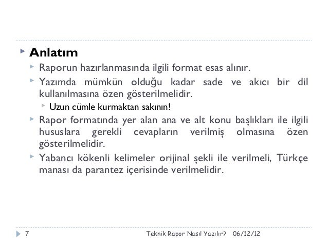 Iş raporu nasıl yazılır Iş raporu nasıl yazılır