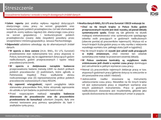 Streszczenie
Ocena wpływu elastycznego czasu pracy ... 2
Uzasadnienie badania i wnioski z innych dostępnych źródeł danych
...