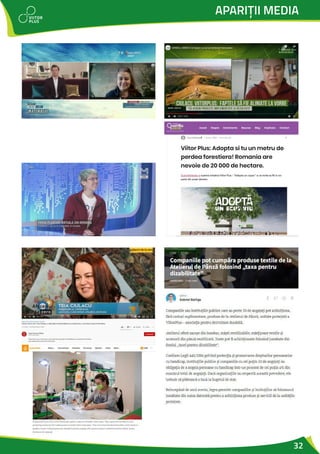 32
APARIȚII MEDIA
 
