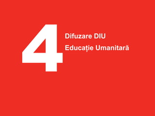 Difuzare DIU
Educație Umanitară
 