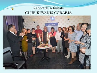 Raport de activitate
CLUB KIWANIS CORABIA
2016-2017
 