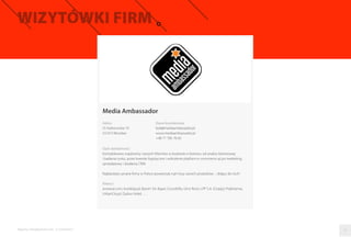 Internetica Łukasz Iwanek 
Adres 
ul. Swietlików 8/3 
01-389 Warszawa 
Dane kontaktowe 
www.internetica.pl 
info@internetica.pl 
Opis działalnosci 
Internetica to agencja marketingu w wyszukiwarkach, działajaca od 2007r. Doswiadczenie 
w branzy, wiedza zespołu, a takze m.in. status Partnera Google powoduja, ze Firma cieszy sie 
niekwestionowana reputacja na rynku. Internetica specjalizuje sie w pozycjonowaniu, 
kampaniach AdWords oraz tworzeniu stron www. 
Klienci 
Mostostal S.A, Rhenus Data Office Polska Sp. z o.o., Neptis S.A., Donaldson Polska Sp. z o.o., 
Pogon Sp. z o.o. Hartman Tresore Polska Sp. z o.o., ROTOPINO.PL S.A., 
mMedia Warszawa Sp. z o.o. 
Edge Technology 
Adres 
ul. Minska 25, budynek 63 
03-808 Warszawa 
Opis działalnosci 
Edge Technology to partner w automatyzacji procesów biznesowych i spółka technologiczna 
agencji interaktywnej The Digitals. 47-osobowy zespół w Warszawie, Rzeszowie i Olsztynie 
specjalizuje sie w rozwiazaniach eCommerce, platformach sklepowych B2C i B2B, portalach 
i systemach szytych na miare. Pracujemy m.in. dla branzy e-commerce, wydawnictw, travel, 
globalnych marek, firm produkcyjnych i handlowych. 
Klienci 
Hyundai, AXA, WSiP, Olesiejuk, Grohe, Dom Development, platon24.pl, swiatksiazki.pl, 
Time 4 Travel, Freebee 
Raporty interaktywnie.com - E-commerce 
Dane kontaktowe 
biuro@edgetechnology.pl 
www.edgetechnology.pl 
+48 22 879 69 00 
11 
 