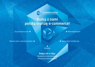 Raporty interaktywnie.com - E-commerce 
Media Ambassador 
Adres 
Ul. Karkonoska 10 
53-015 Wrocław 
Dane kontaktowe 
bok@mediaambassador.pl 
www.mediaambassador.pl 
+48 71 785 76 65 
Opis działalnosci 
Kompleksowo wspieramy naszych Klientów w budowie e-biznesu: od analizy biznesowej 
i badania rynku, przez kwestie logistyczne i wdrozenie platform e-commerce az po marketing 
sprzedazowy i działania CRM. 
Najbardziej uznane firmy w Polsce powierzyły nam losy swoich produktów – dołacz do nich! 
Klienci 
answear.com, butsklep.pl, Bytom SA, Bayer, Cocodrillo, Gino Rossi, LPP S.A. (Cropp), Polpharma, 
UrbanCity.pl, Qubus Hotel, … 
12 
 