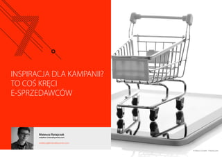 ARTYKUŁ PROMOCYJNY 
Badz społeczny i skuteczny 
Obecnosc w mediach społecznosciowych pozwoli Ci dotrzec z przekazem do 
wybranej grupy docelowej. Zaden inny kanał komunikacyjny nie ma tak 
znacznej mocy kształtowania ludzkiej swiadomosci. Czy znasz kogos, kto nie 
ma internetu? Wiekszosc jego uzytkowników posiada równiez konto na 
któryms z popularnych portali społecznosciowych. Przynajmniej połowa 
z tych osób moze stac sie Twoimi klientami. Musisz tylko… pokazac im, 
ze jestes i dac sie znalezc. 
Raporty interaktywnie.com - E-commerce 
Zamiast zakonczenia 
Niestety, nie istnieje uniwersalna odpowiedz na pytanie, jak zwiekszyc 
sprzedaz. Wszelkie działania nastawione na promocje i budowanie 
wizerunku w sieci powinny byc spójne i przemyslane, bowiem błedy 
moga nas zbyt wiele kosztowac. Pamietaj, ze jedynie kompleksowa 
strategia marketingowa realizowana przy uzyciu odpowiednich 
narzedzi sprawi, ze odniesiesz sprzedazowy i wizerunkowy sukces. 
Gdy nie masz do tego głowy, powierz wszystkie działania profesjonalistom, 
a wówczas Twoim jedynym problemem stanie sie zbyt mała liczba osób 
do obsługi zamówien. Jesli tylko potraktujesz internet powaznie, bedziesz 
mógł liczyc na naprawde spore zyski! 
Kontakt do autora: 501 046 582 
swietlana@jellinek.pl 
57 
 