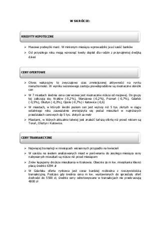 W SKRÓCIE:
 Masowe podwyżki marż. W minionym miesiącu wprowadziło je aż sześć banków
 Od przyszłego roku mogą wzrosnąć k...