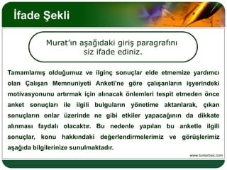 AmaçNiçin Rapor Hazırlarız?Başkalarına bilgi vermek için.