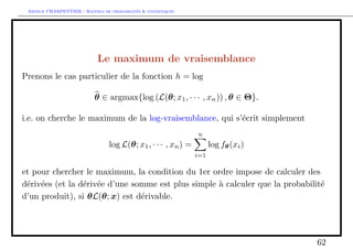 ance 
ou 2 
4X + 
t(n1) 
=2 p 
n  1 
;X + 
t(n1) 
1=2 p 
n  1 
 
3 
5 
l 
l 
l 
l 
ll 
l 
l 
l 
l 
l 
lll 
l 
l 
ll 
l 
ll 
l 
l 
ll 
l 
ll 
l 
l 
l 
l 
l 
l 
l 
l 
l 
l 
l 
ll 
l 
l 
ll 
l 
l 
l 
ll 
l 
l 
l 
l 
ll 
l 
l 
l 
ll 
l 
l 
ll 
l 
l 
l 
l 
l 
l 
l 
l 
l 
l 
l 
l 
l 
ll 
l 
l 
l 
l 
l 
l 
l 
l 
l 
l 
l 
l 
l 
l 
l 
l 
l 
l 
l 
l 
l 
l 
l 
l 
l 
ll 
l 
l 
ll 
l 
l 
l 
l 
l 
l 
l 
l 
l 
l 
l 
l 
ll 
l 
l 
ll 
l 
l 
l 
l 
l 
l 
l 
l 
l 
l 
l 
l 
ll 
l 
l 
l 
l 
l 
l 
l 
l 
l 
l 
l 
l 
l 
l 
l 
l 
l 
l 
l 
l 
l 
l 
l 
l 
l 
l 
l 
l 
l 
l 
l 
ll 
l 
l 
l 
l 
l 
l 
l 
l 
ll 
l 
l 
l 
ll 
l 
l 
l 
l 
l 
l 
l 
l 
l 
0 50 100 150 200 
−1.0 −0.5 0.0 0.5 1.0 
intervalle de confiance 
Figure 8 { Intervalle de con 