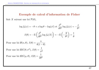 Arthur CHARPENTIER - Rappels de probabilites  statistiques 
Comparaison de moyennes de deux echantillons 
Considerons un test d'egalite de moyenne sur deux echantillons. 
On dispose de deux echantillons, fx1;    ; xng et fy1;    ; ymg. On souhaite tester 
8 
: 
H0 : X = Y 
H0 : X6=Y 
On rajoute une hypothese, X  N(X; 2X 
) et Y  N(Y ; 2Y 
), i.e. 
X  N 
 
X; 
2X 
n 
 
et Y  N 
 
Y ; 
2Y 
m 
 
34 
 