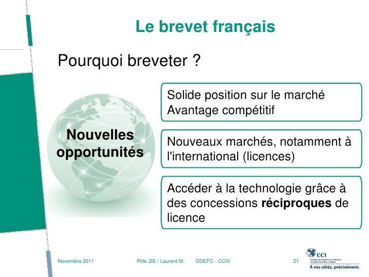 Le brevet en France