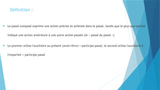 Comprendre et Maîtriser le Passé Composé et le Plus-que-parfait en ...