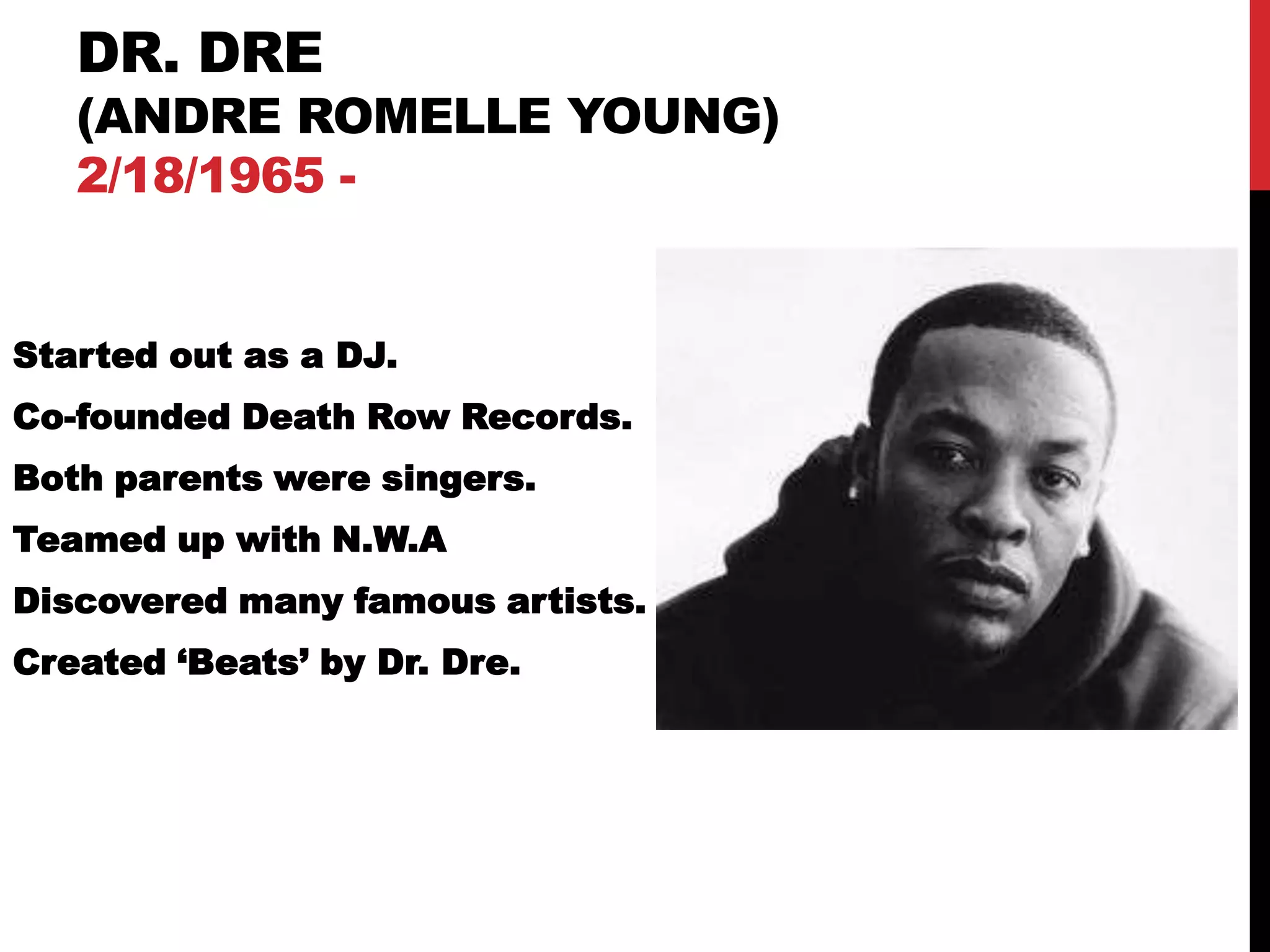 Rappers throughout the years | PPT