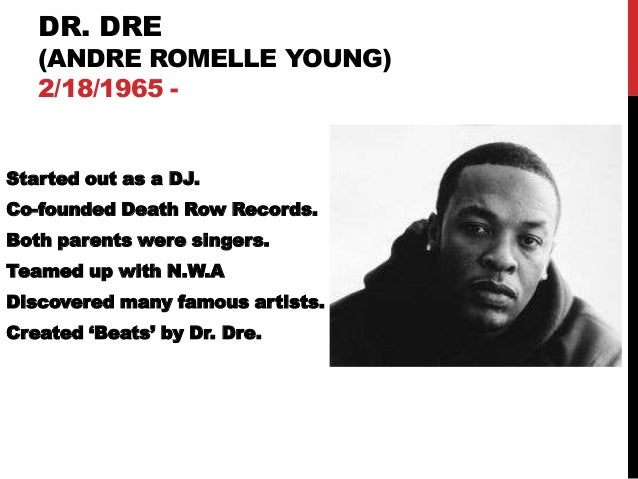 Rappers throughout the years