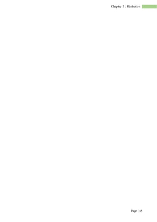 Page | 48
Chapitre 3 : Réalisation
 