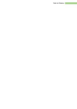 Table de Matières
 