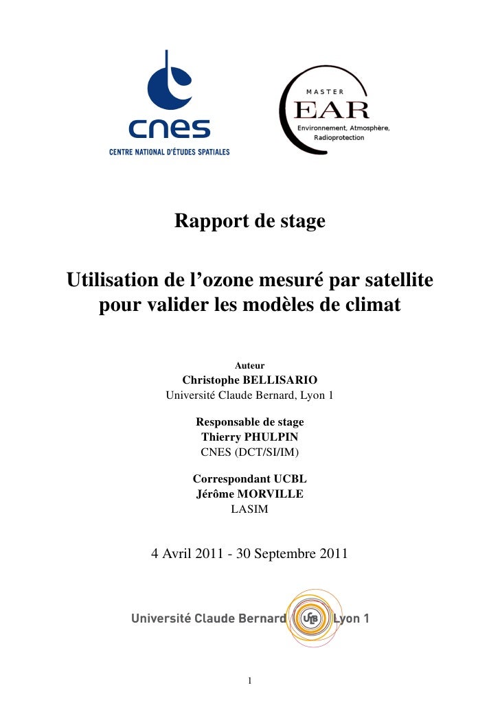 Rapport de stage