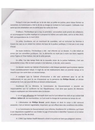 Cap-Haitien - Haiti: Un magistrat, accuse formellement un prête catholique de vol et de meurtre.