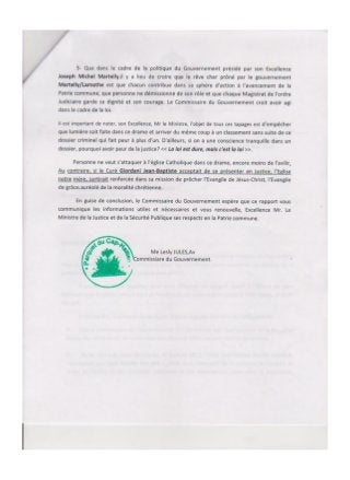 Cap-Haitien - Haiti: Un magistrat, accuse formellement un prête catholique de vol et de meurtre.