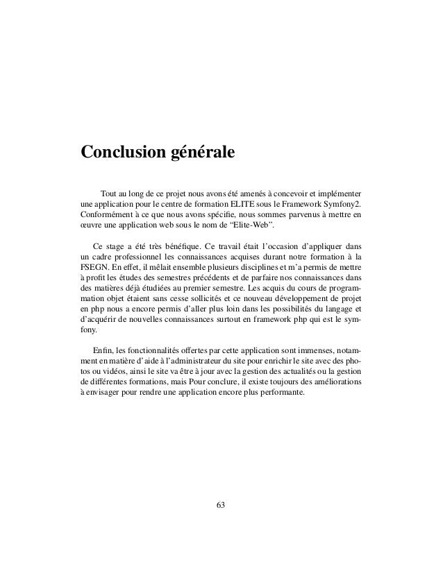 Rapport Projet De Fin D'étude Développent d'une application web avec