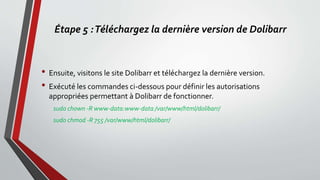Étape 5 :Téléchargez la dernière version de Dolibarr
• Ensuite, visitons le site Dolibarr et téléchargez la dernière version.
• Exécuté les commandes ci-dessous pour définir les autorisations
appropriées permettant à Dolibarr de fonctionner.
sudo chown -R www-data:www-data /var/www/html/dolibarr/
sudo chmod -R 755 /var/www/html/dolibarr/
 