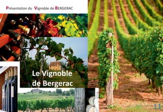 Présentation du Vignoble de BERGERAC
Le Vignoble
de Bergerac
11
 
