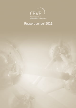 Rapport annuel 2011
 
