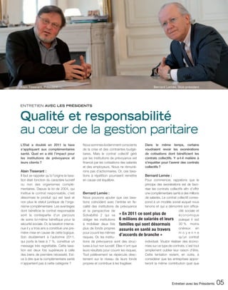 Alain Tisserant, Président                                                                       Bernard Lemée, Vice-prési...