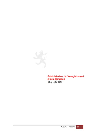 AED | 9.4. Domaines 68
 