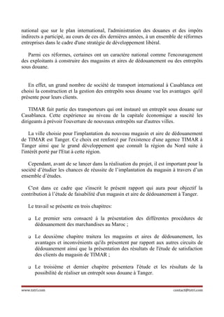 Rapport de-stage-sur-transport-international-transit-et-logistique ...
